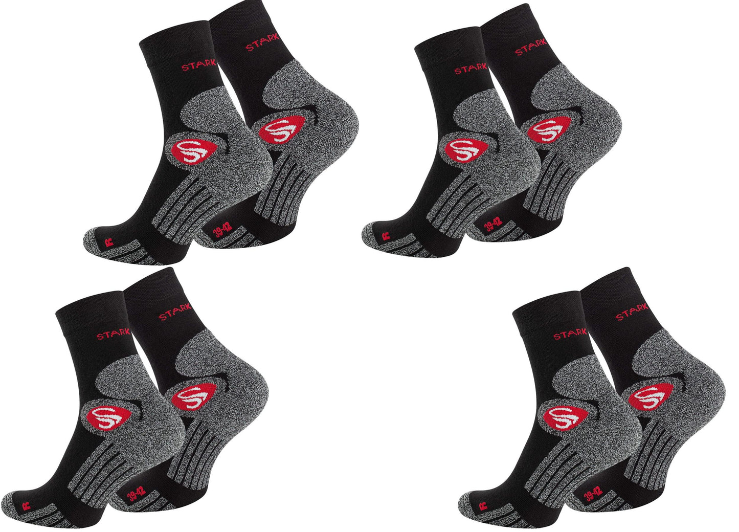 4 Paar Wandersocken, Trekkingsocken