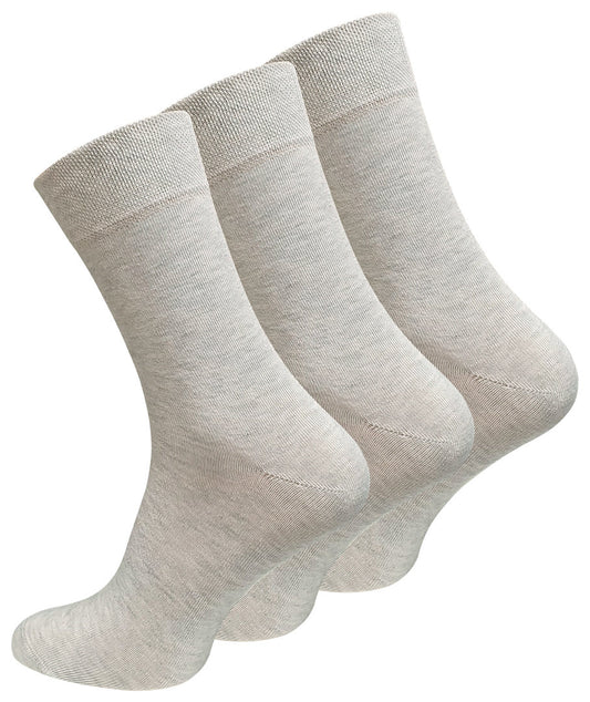 Comfort Socken ohne Gummibund Baumwollsocken 3 Paar